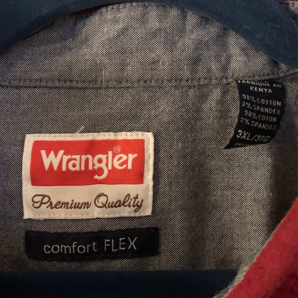 Two Wrangler camp shirts 3XL